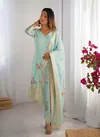 Sp 16 Chanderi Silk Top Bottom With Dupatta Suppliers In India